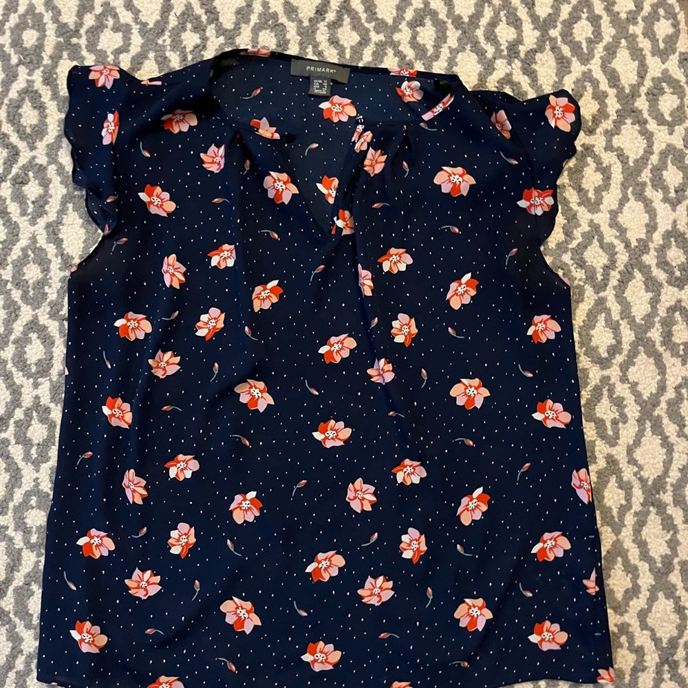 Women’s floral tank blouse
